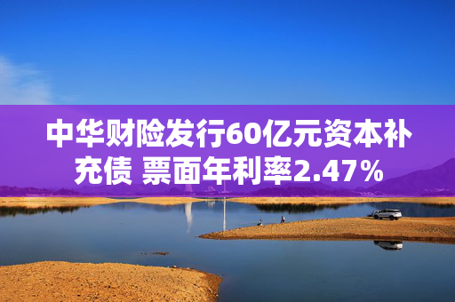 中华财险发行60亿元资本补充债 票面年利率2.47%