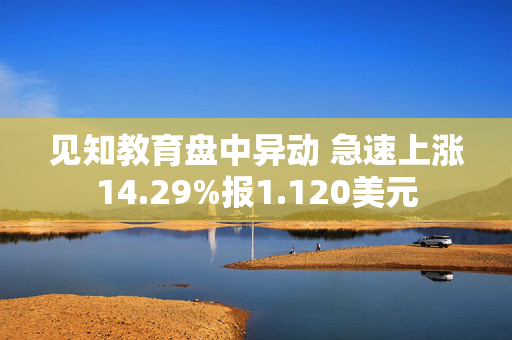 见知教育盘中异动 急速上涨14.29%报1.120美元