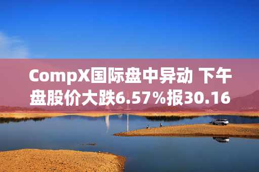 CompX国际盘中异动 下午盘股价大跌6.57%报30.16美元