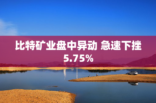 比特矿业盘中异动 急速下挫5.75%