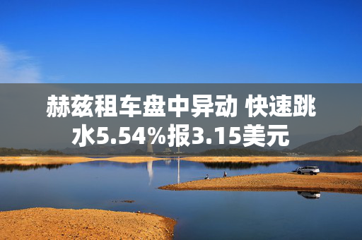 赫兹租车盘中异动 快速跳水5.54%报3.15美元