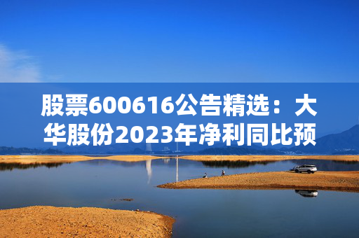 股票600616公告精选：大华股份2023年净利同比预增217.1%；＊ST同达12日起停牌核查