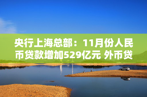 央行上海总部：11月份人民币贷款增加529亿元 外币贷款减少5亿美元