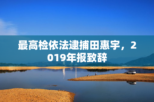 最高检依法逮捕田惠宇，2019年报致辞