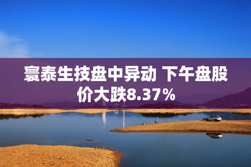 寰泰生技盘中异动 下午盘股价大跌8.37%