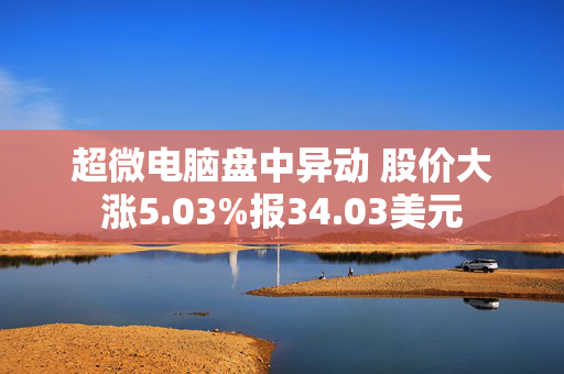 超微电脑盘中异动 股价大涨5.03%报34.03美元