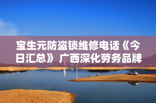 宝生元防盗锁维修电话《今日汇总》 广西深化劳务品牌建设 “八桂家政”受民众青睐