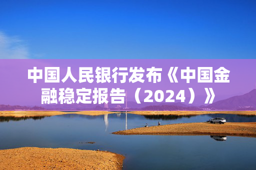 中国人民银行发布《中国金融稳定报告（2024）》