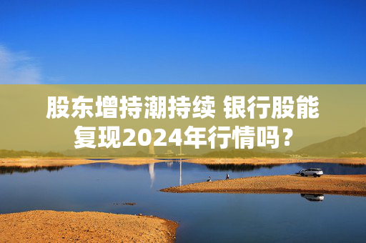 股东增持潮持续 银行股能复现2024年行情吗？