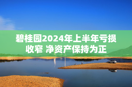 碧桂园2024年上半年亏损收窄 净资产保持为正