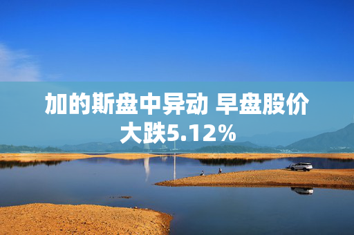 加的斯盘中异动 早盘股价大跌5.12%