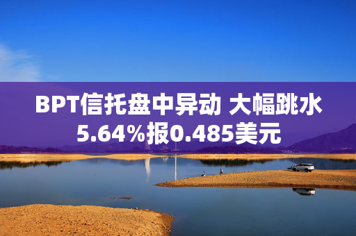 BPT信托盘中异动 大幅跳水5.64%报0.485美元