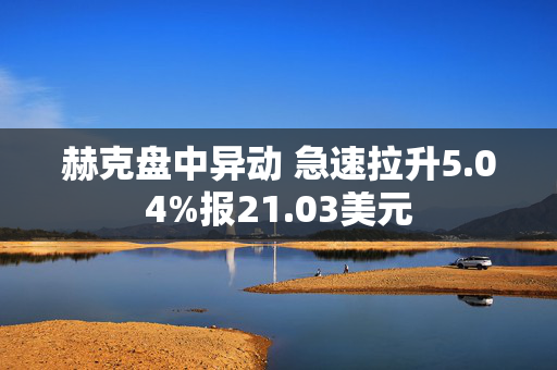 赫克盘中异动 急速拉升5.04%报21.03美元