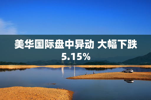 美华国际盘中异动 大幅下跌5.15%