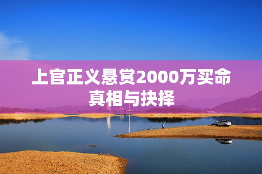 上官正义悬赏2000万买命真相与抉择