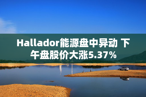 Hallador能源盘中异动 下午盘股价大涨5.37%