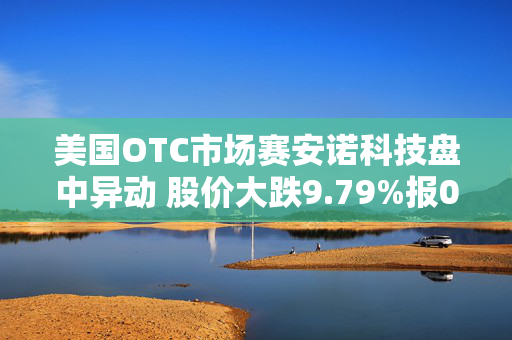 美国OTC市场赛安诺科技盘中异动 股价大跌9.79%报0.343美元