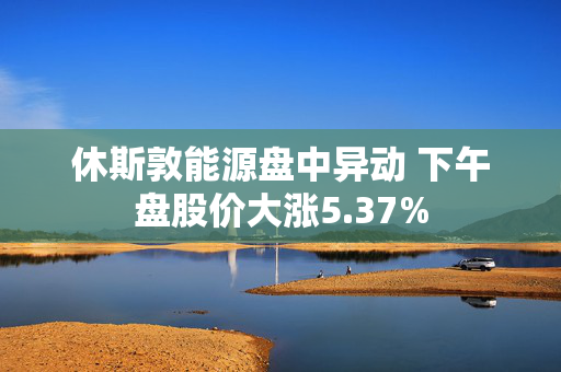 休斯敦能源盘中异动 下午盘股价大涨5.37%