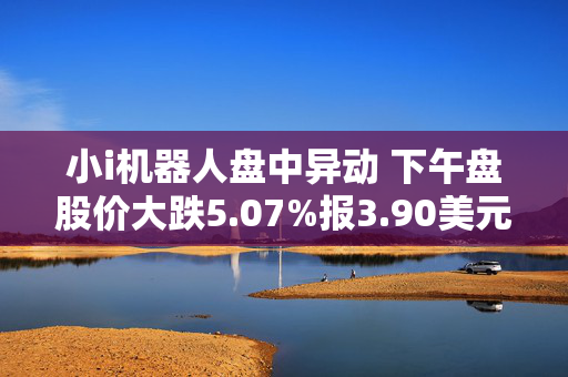 小i机器人盘中异动 下午盘股价大跌5.07%报3.90美元