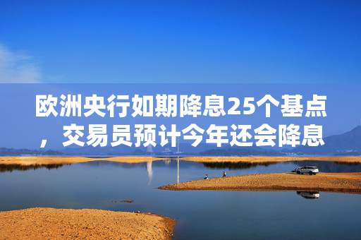 欧洲央行如期降息25个基点，交易员预计今年还会降息70个基点