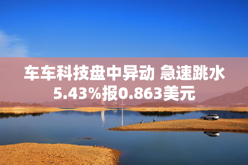 车车科技盘中异动 急速跳水5.43%报0.863美元