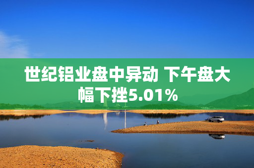 世纪铝业盘中异动 下午盘大幅下挫5.01%