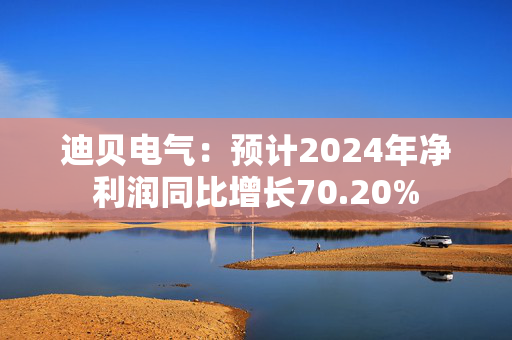 迪贝电气：预计2024年净利润同比增长70.20%