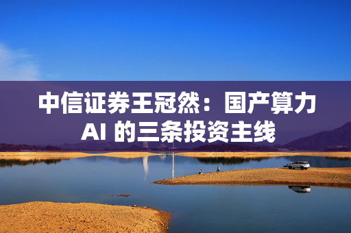 中信证券王冠然：国产算力 AI 的三条投资主线