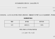 央行进行4800亿元14天期逆回购操作