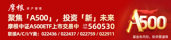 “会分红的”中证A500ETF摩根(560530)最新规模创近1月新高，成分股航锦科技、神州数码、金域医学均涨停